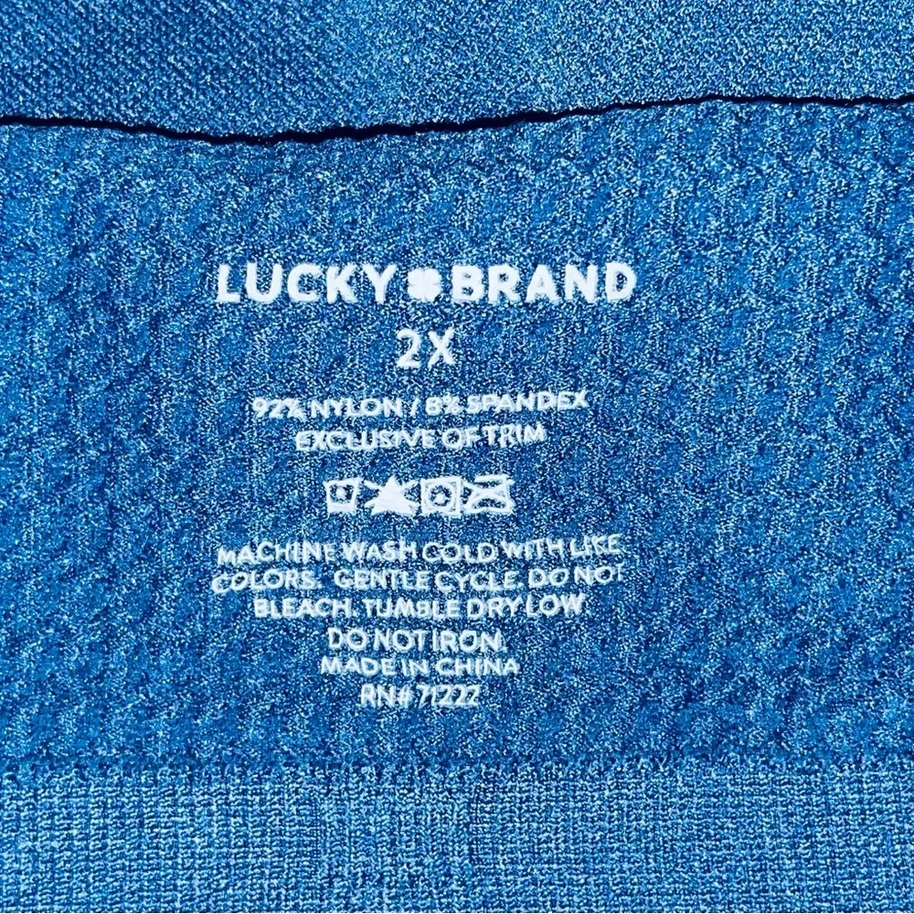 LUCKY BRAND Stretch Bra sz 2X - Picture 4 of 8